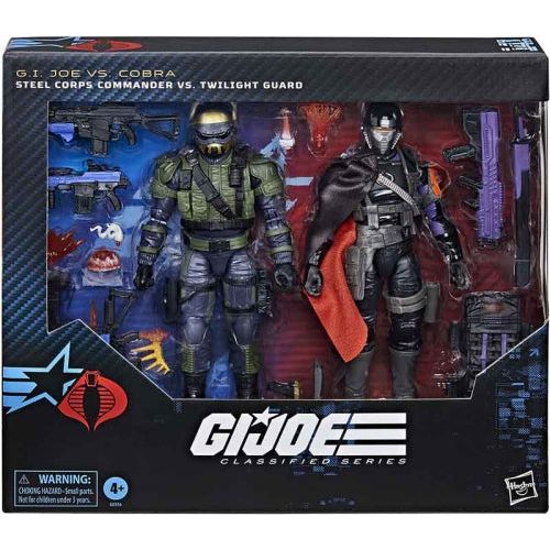 G.I. Joe Classified 6 Inch Action Figure 2-Pack - Steel Corps Commander vs Twilight Guard #141