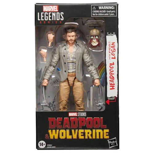 Deadpool & Wolverine Marvel Legends Headpool with Logan 6-Inch Action Figure