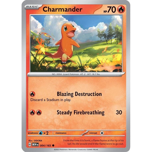 Charmander - 004/165 - SV: Scarlet & Violet 151 (MEW)