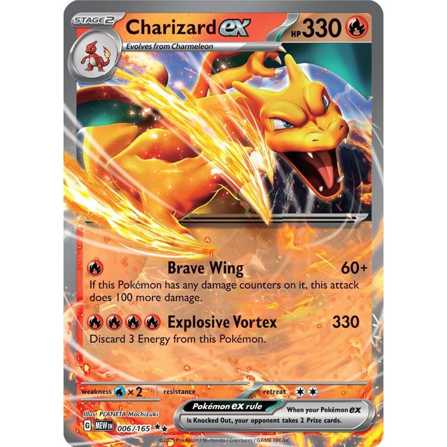 Charizard ex - 006/165 - SV: Scarlet & Violet 151 (MEW)