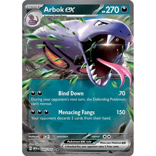 Arbok ex - 024/165 - SV: Scarlet & Violet 151 (MEW)