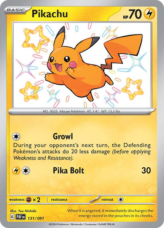 Pikachu - 131/091 - SV: Paldean Fates (PAF)