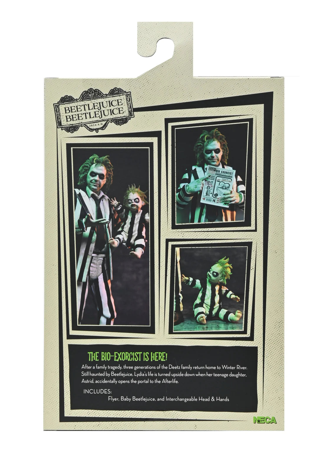 Beetlejuice Beetlejuice - Ultimate Striped Suit Beetlejuice 7" Scale Action Figure