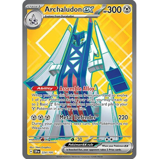 Archaludon ex - 224/191 - SV08: Surging Sparks (SV08)