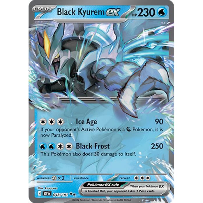 Black Kyurem ex - 048/191 - SV08: Surging Sparks (SV08)