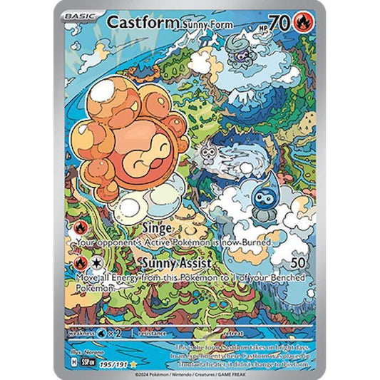 Castform Sunny Form - 195/191 - SV08: Surging Sparks (SV08)