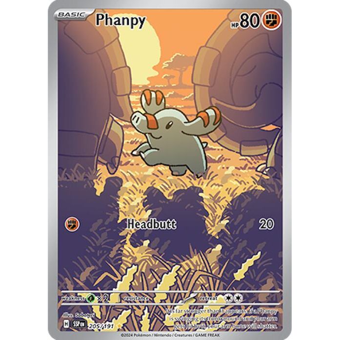 Phanpy - 205/191 - SV08: Surging Sparks (SV08)