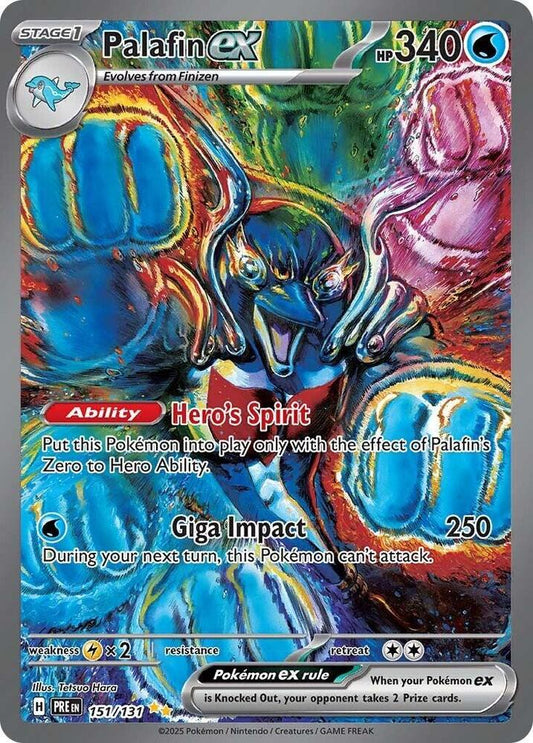 Palafin ex - SV: Prismatic Evolutions Special Illustrated Rare