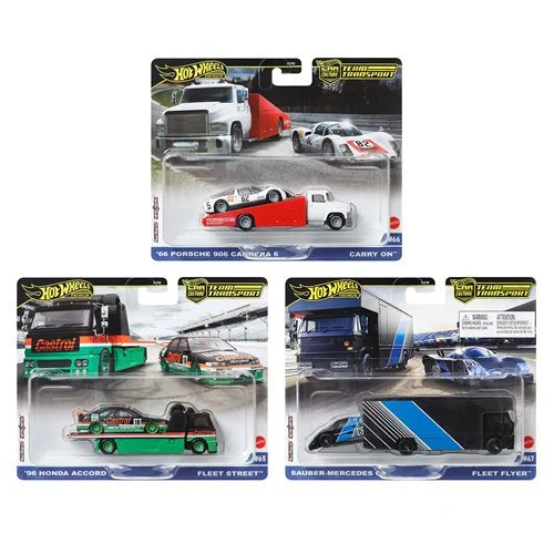 Hot Wheels Team Transport 2024 Mix 2 Vehicle Set of 3