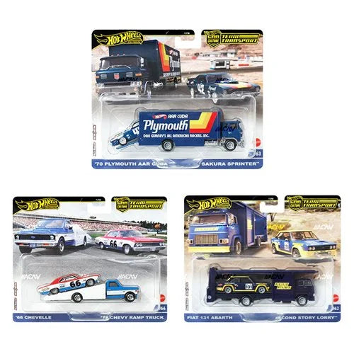 Hot Wheels Team Transport 2024 Mix 1 Vehicle Set of 3