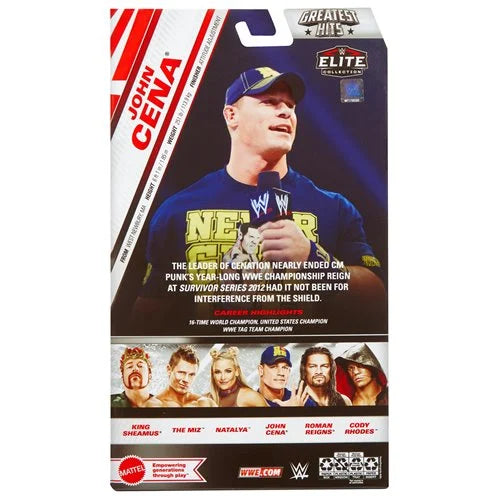 WWE Elite 2025 Greatest Hits John Cena Action Figure