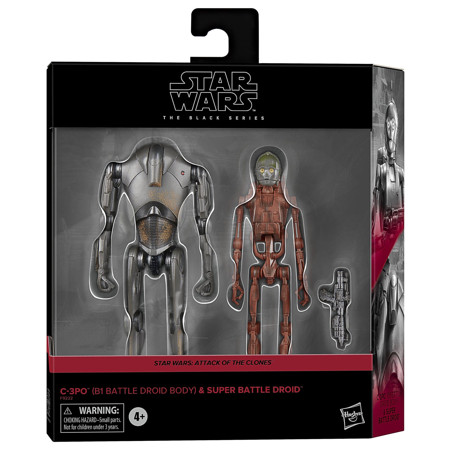 Star Wars The Black Series C-3PO & Super Battle Droid, Star Wars: Attack of the Clones 6 Inch Action Figure 2-Pack