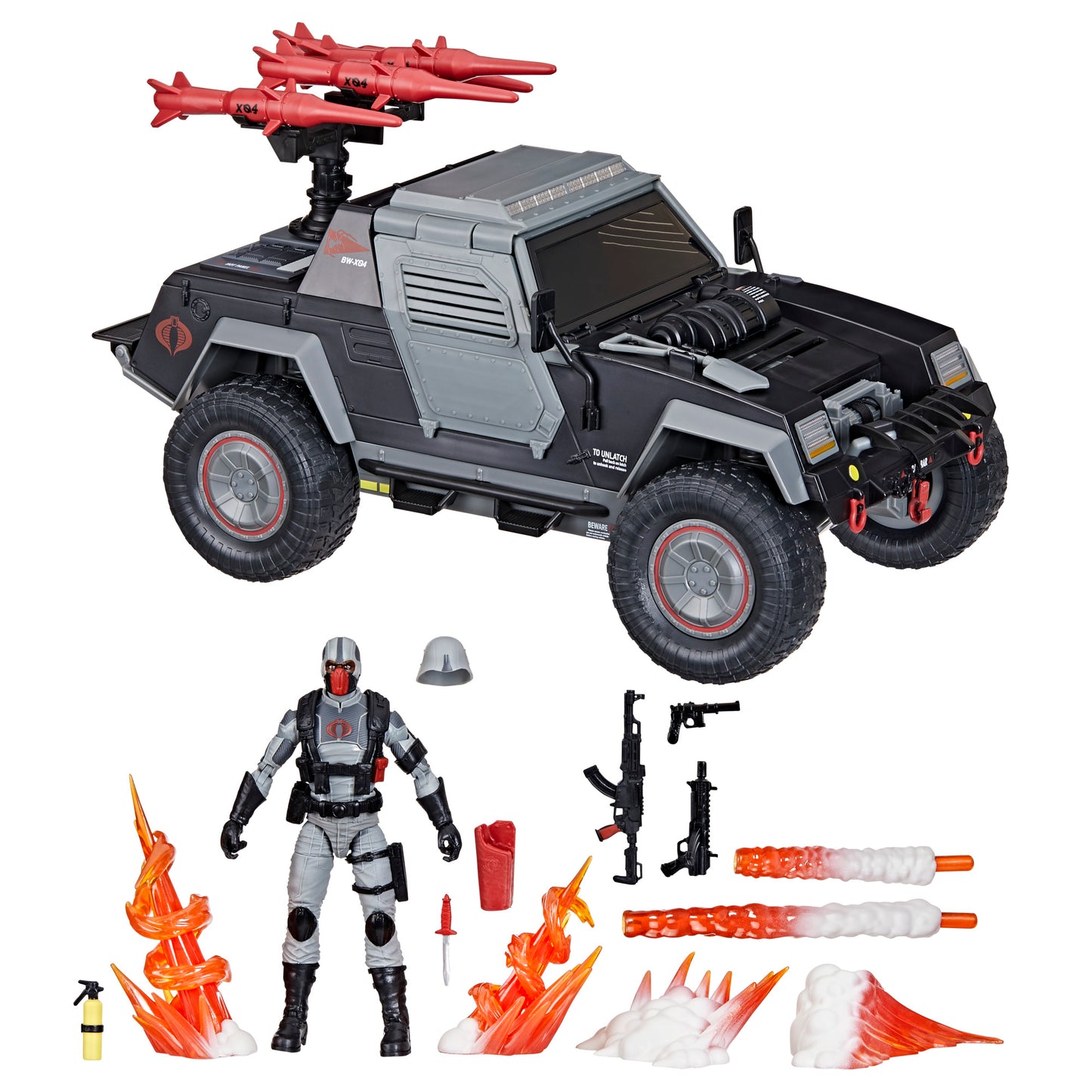 G.I. Joe Classified Series Cobra Night Attack 4-WD Stinger 6-Inch Scale Vehicle with Driver Action Figure