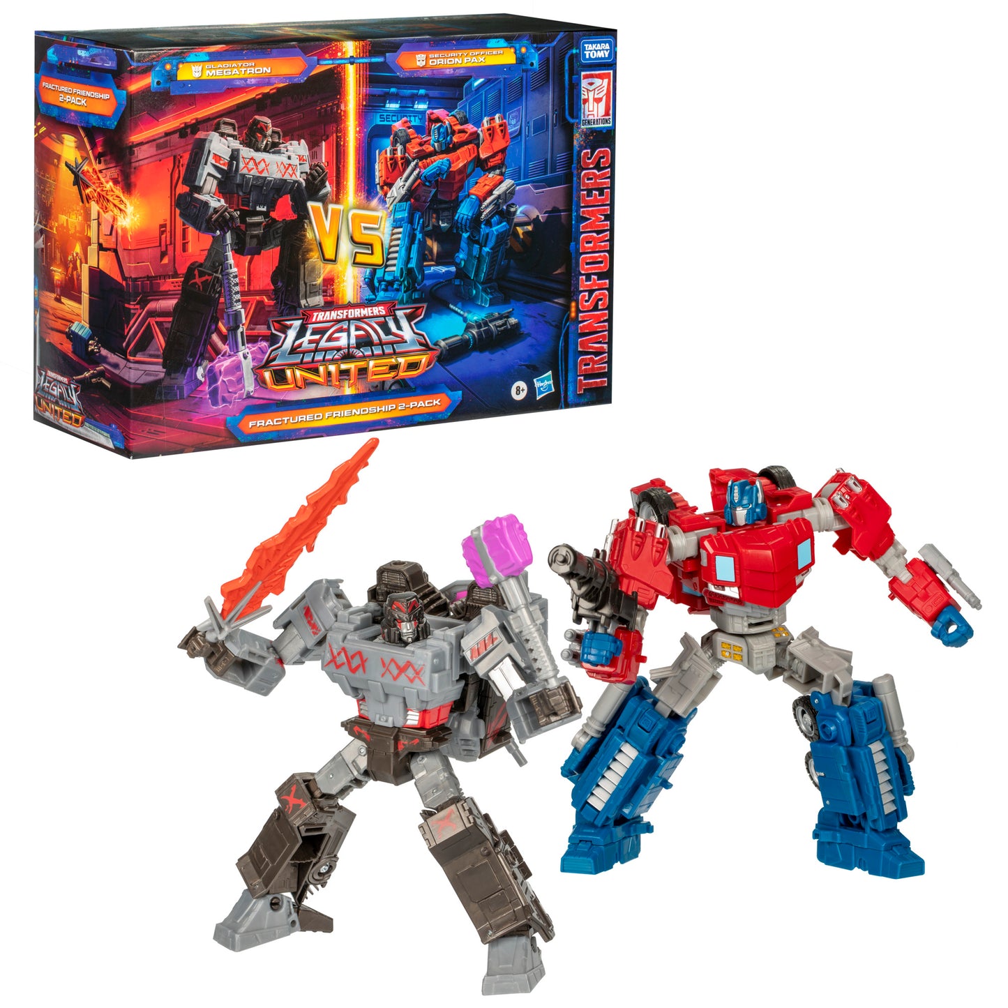 Transformers: Legacy United - Voyager Class Fractured Friendship Action Figure 2-Pack