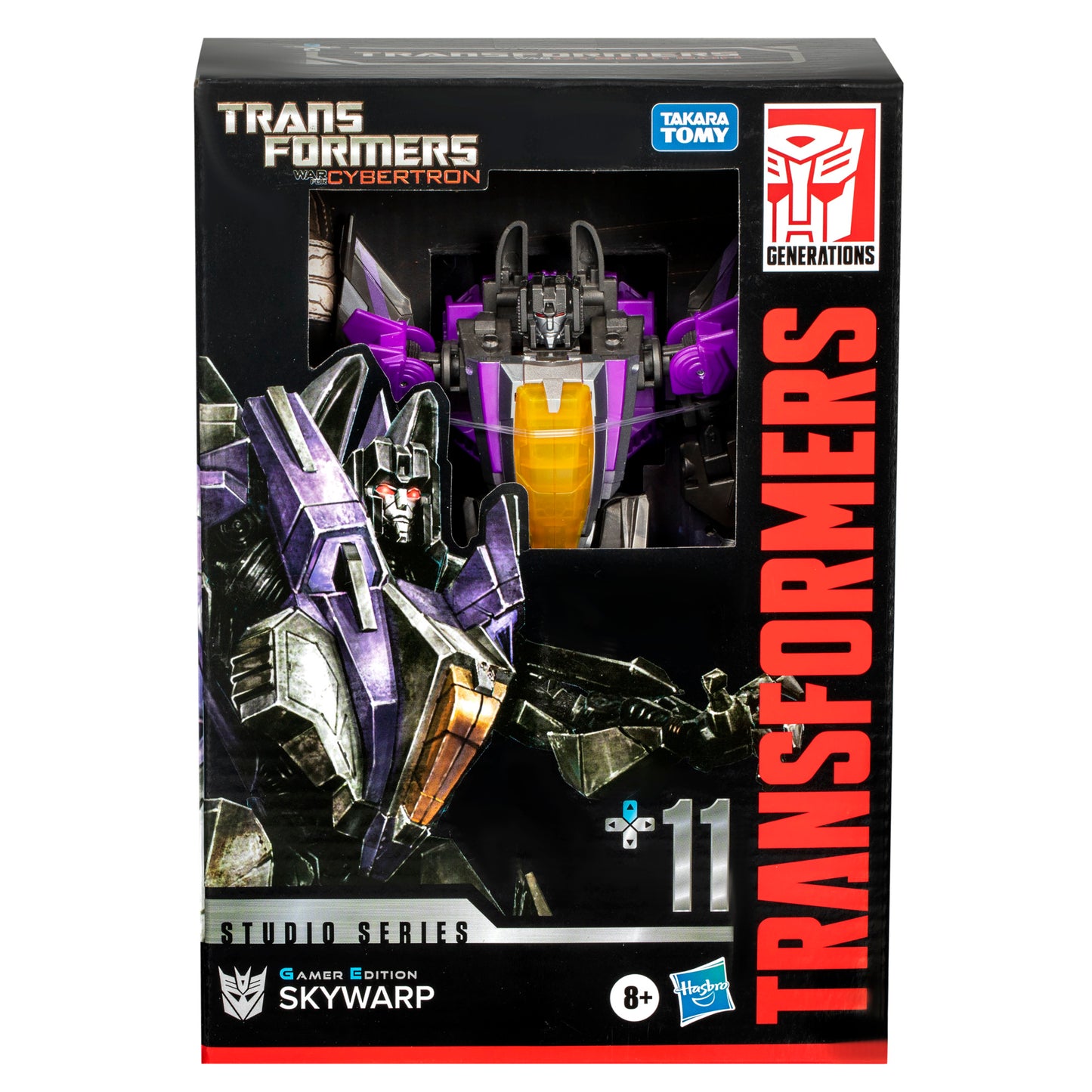 Transformers Studio Series Voyager Class Transformers: War for Cybertron 11 Gamer Edition Skywarp Action Figure