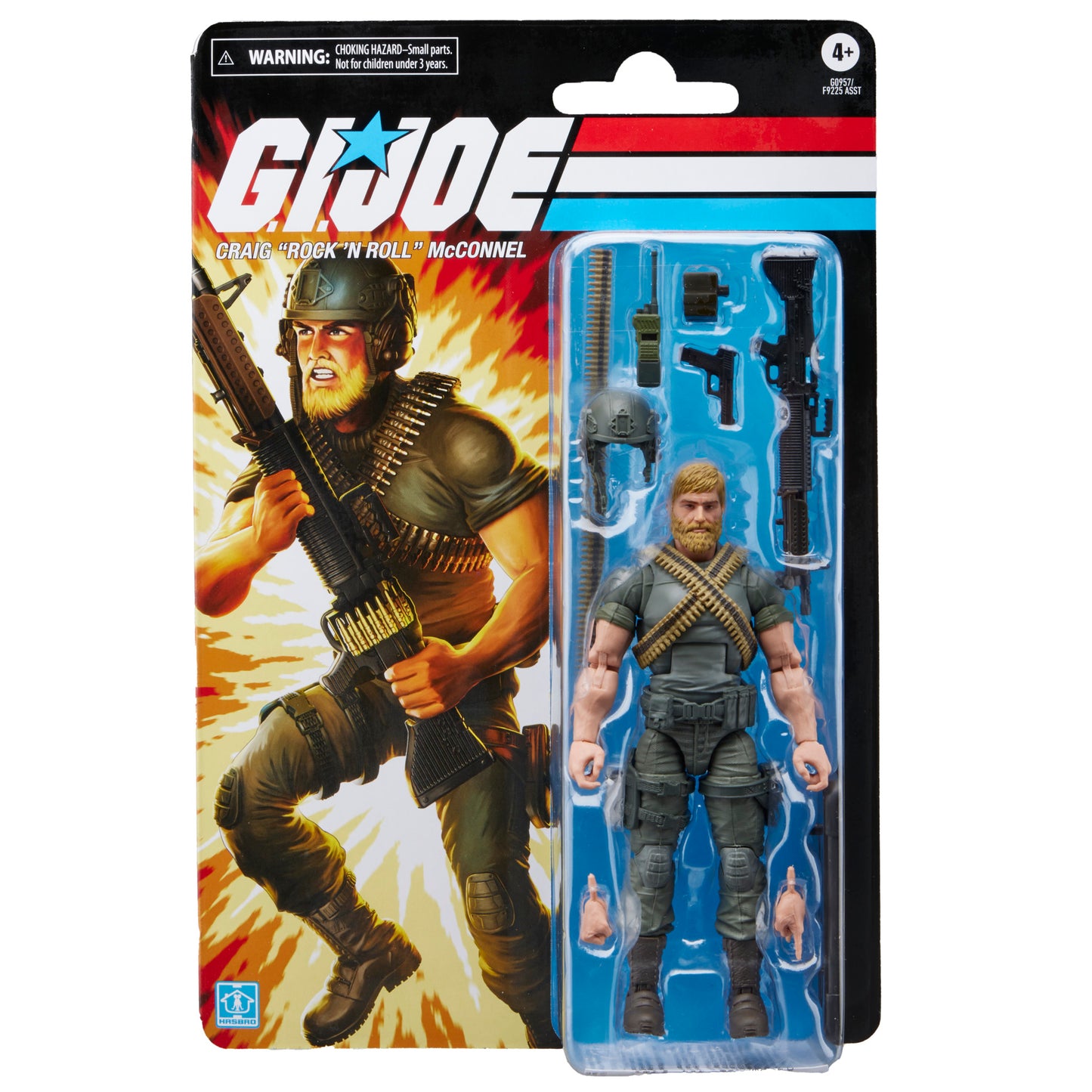 G.I. Joe Classified Series Retro Cardback, Craig “Rock ’N Roll” McConnel Action Figure