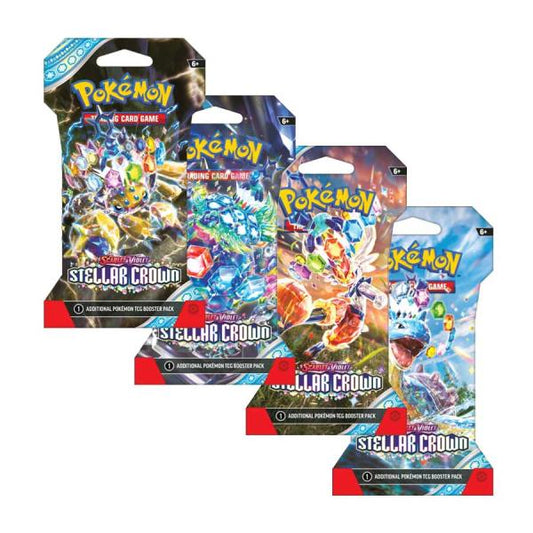 Pokémon TCG: Scarlet & Violet - Stellar Crown Blister Packs