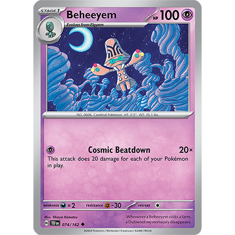 Pokémon TCG: Scarlet & Violet — Temporal Forces Beheeyem