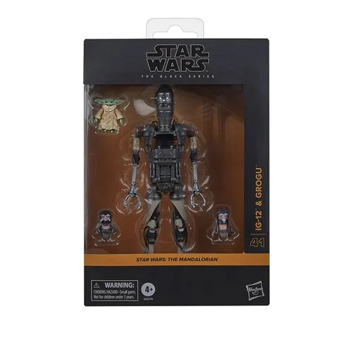 Star Wars The Black Series IG-12 & Grogu Deluxe 6-Inch Action Figure 2-Pack