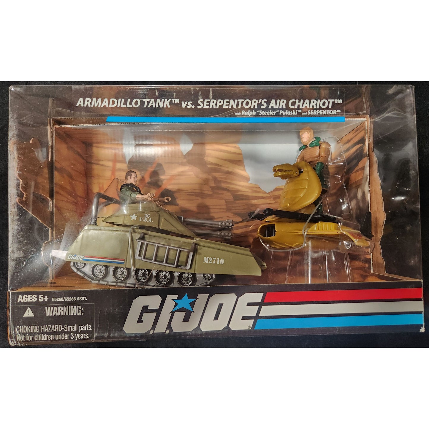 Armadillo Tank vs Serpentor's Air Chariot G.I. JOE COBRA 25th