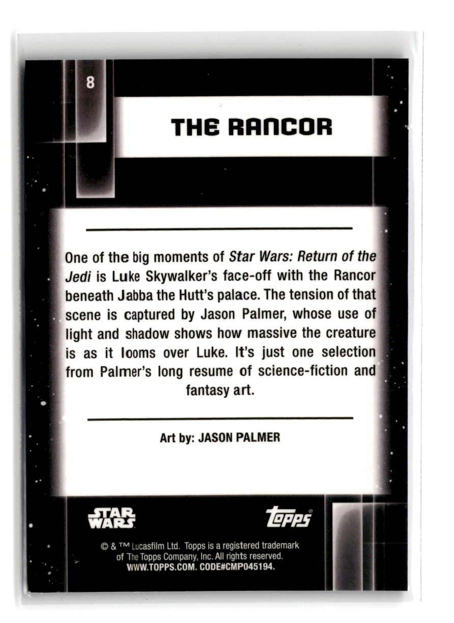 2021 Topps Star Wars Galaxy The Rancor #8
