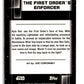 2021 Topps Star Wars Galaxy The First Order's Enforcer #100