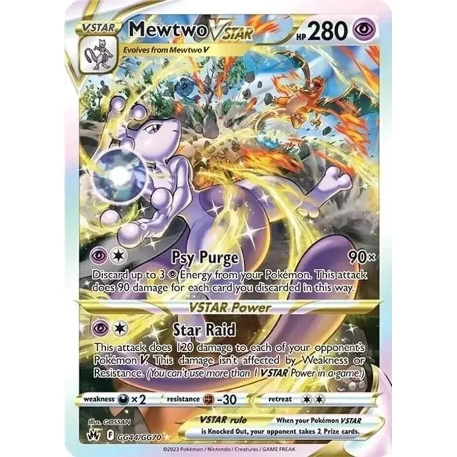 Mewtwo VSTAR - GG44/GG70 - Ultra Rare - MINT/NM Crown Zenith