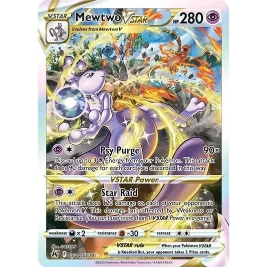 Mewtwo VSTAR - GG44/GG70 - Ultra Rare - MINT/NM Crown Zenith