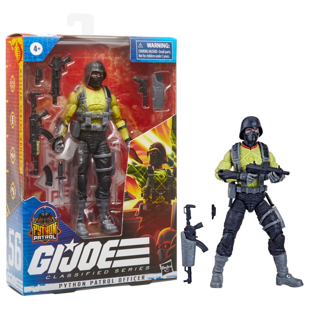 G.I. Joe Classified Series Python Patrol Officer Action Figure - Redshift7toys.com