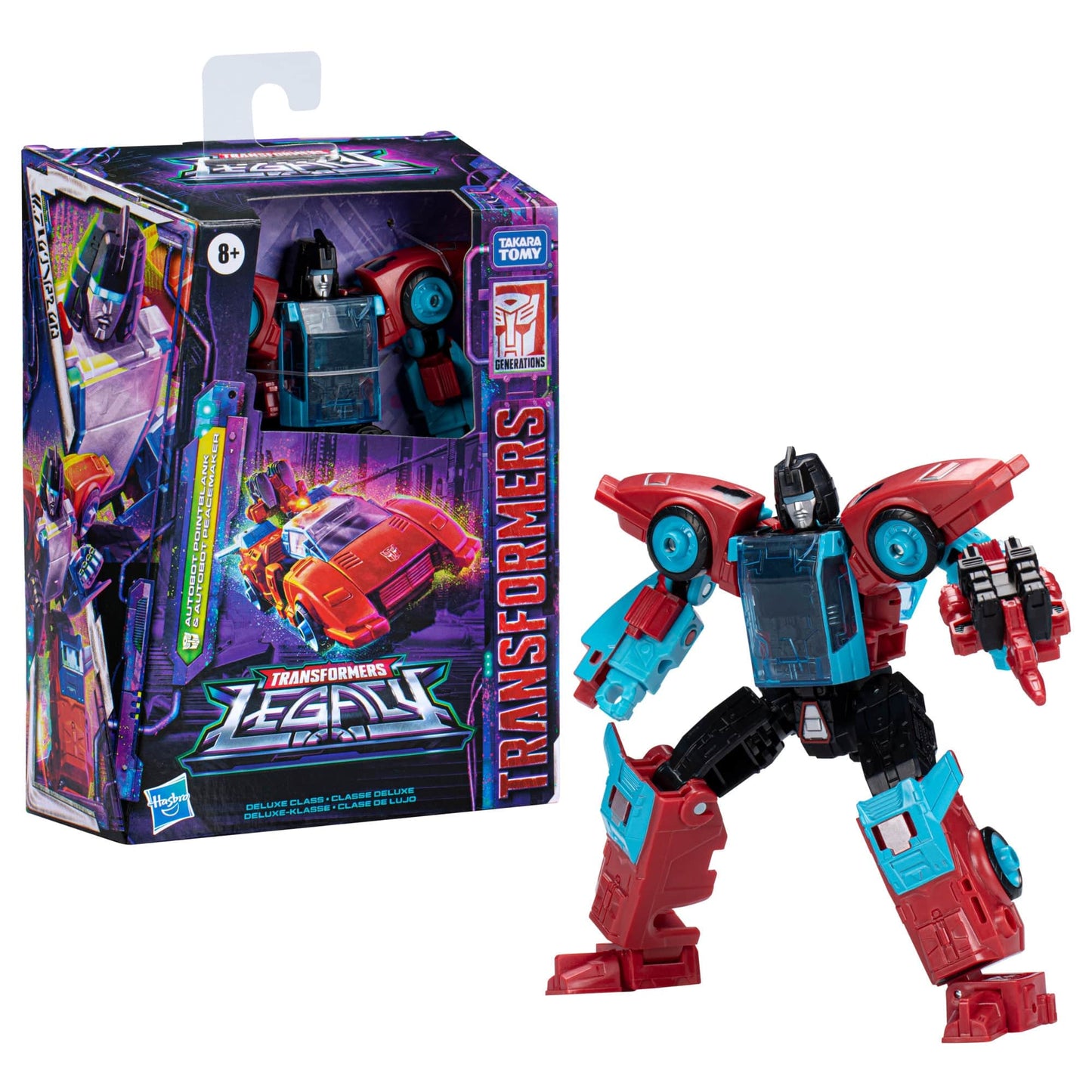 Transformers Generations Legacy Deluxe Autobot Pointblank & Autobot Peacemaker - Redshift7toys.com